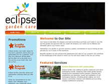 Tablet Screenshot of eclipsegardencare.com
